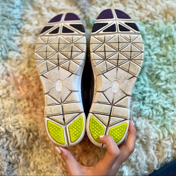 NIKE FREE 5.0 purple & neon green “TR FIT 4” trainers - Picture 6 of 6